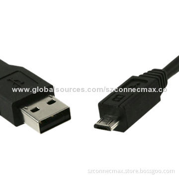 High-speed Micro USB Cable for Mobile Phones of HTC, Samsung, RIM's BlackBerry and More